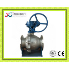 China Factory API 6D brida de acero forjado válvula de bola de muñón